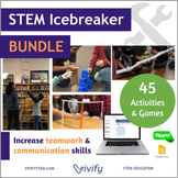 Intro to STEM Bundle: Icebreaker & Teamwork Activities (Printed & Digital)