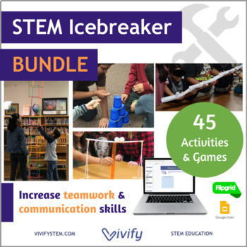 Preview of Intro to STEM Bundle: Icebreaker & Teamwork Activities