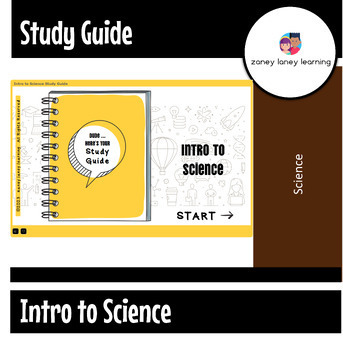 Preview of Intro to Science DIGITAL Interactive Study Guide & Practice Test TEKS STAAR CCSS