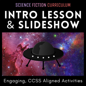 Preview of Intro to Science Fiction Lesson Plan: A Slideshow, Ray Bradbury Reading, & More