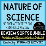 Intro to Science / Nature of Science Review Activities | P