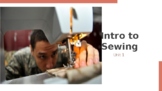 Intro to Sewing Basics