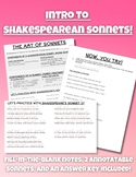 Intro to Shakespearean Sonnet: Gradual Release Lesson for 