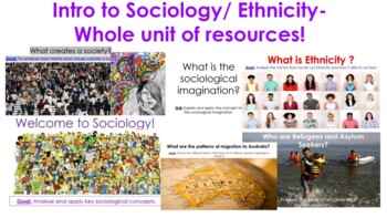 Preview of Intro to Sociology/Ethnicity- Whole unit of lessons, resources, assessments