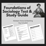 Intro to Sociology & Foundations of Sociology Test and Stu