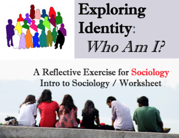 Preview of Intro to Sociology Identity Perspectives / Who Am I? Worksheet / Exercise