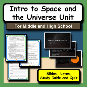 Preview of Intro to Space Science, Our Solar System and the Universe: Earth Science Class