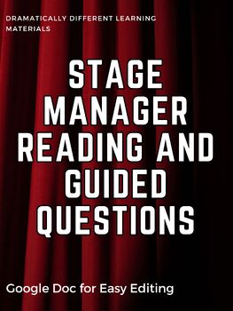 Preview of Intro to Stage Management Reading and Questions