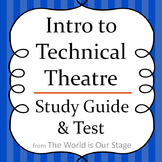 Intro to Technical Theatre Drama Study Guide & Test