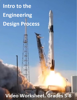 Preview of Intro to The Engineering Design Process. Video sheet, Easel & more. V4