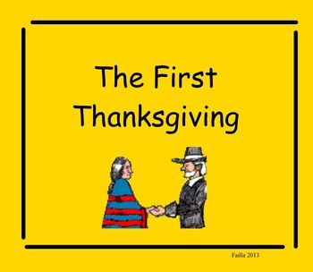 Preview of Intro to The First Thanksgiving