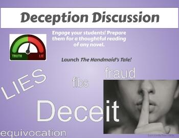 Preview of Intro to The Handmaid's Tale: Deception