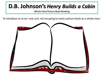 Transcendentalism Reading D B Johnson S Henry Builds A Cabin Tpt