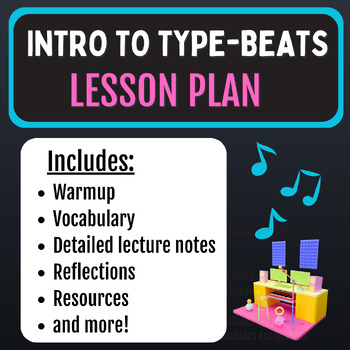 Preview of Intro to Type Beats [Music Production Lesson Plan]