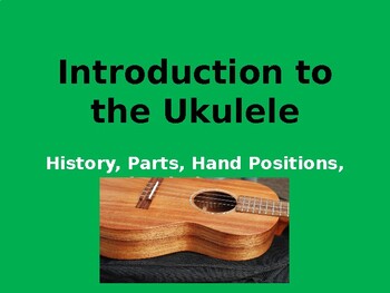 Preview of Intro to Ukulele