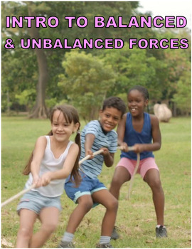 Preview of Intro to Balanced & Unbalanced Forces. Video sheet, Google Forms & more (V2)