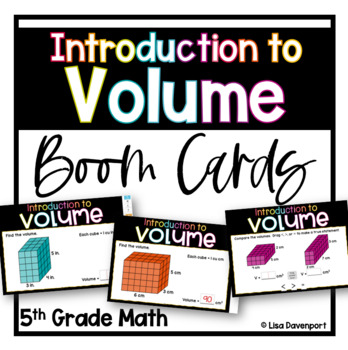 Preview of Intro to Volume Boom Cards