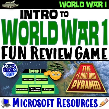 Preview of Intro to WWI Review Game | FUN World War 1 Practice Activity | Microsoft