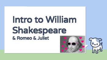 Preview of Intro to William Shakespeare & Romeo & Juliet