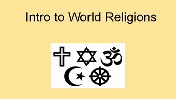 Preview of Intro to World Religions - World History Approach