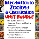 Intro to Zoology & Classification Unit Bundle