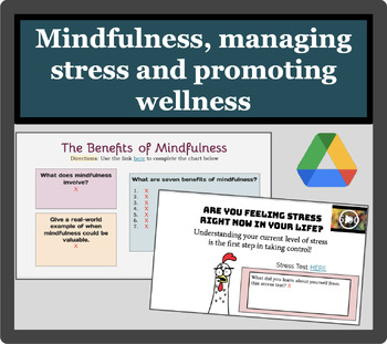 Preview of Intro to mindfulness, managing stress and promoting wellness