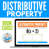 Intro to the Distributive Property Boom Cards™ Digital Activity