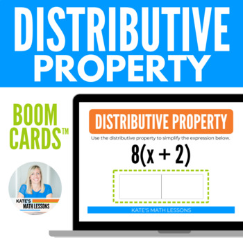 Preview of Intro to the Distributive Property Boom Cards™ Digital Activity