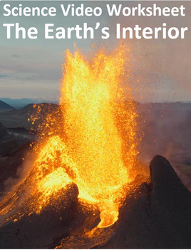 Preview of Intro to the Earth's Interior. Video sheet, Google Forms, Easel & more (V2)