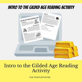Preview of Intro to the Gilded Age Info Sheet and Guided Notes for Google Docs