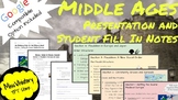 Intro to the Middle Ages Presentation and Student Fill In Notes