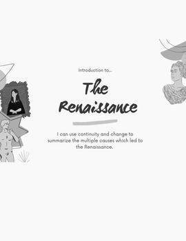 Preview of Intro to the Renaissance - Guided Notes