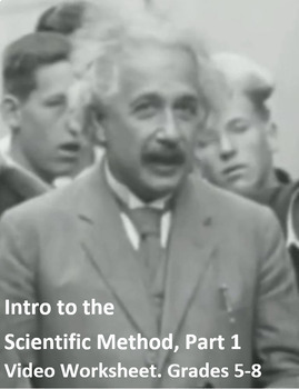 Preview of Intro to the Scientific Method, Part 1. Video sheet, Easel & more. V4