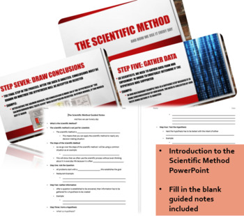 Preview of Intro to the Scientific Method Presentation Bundle