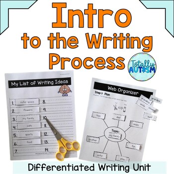 Preview of Intro to the Writing Process | Special Education Writing Curriculum