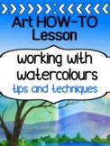 Intro to watercolours for middle school and high school