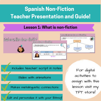 Preview of Introducción a No-Ficción: Lección 1 - guía del maestro 