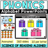 Introduce Beginning sounds phonics PowerPoint lessons |  Alphabet