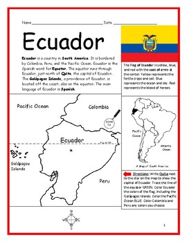 History of Ecuador, Summary, Facts, Flag, & Map