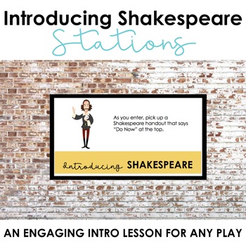 Preview of Shakespeare Introduction, Shakespeare Stations, Pre-Reading