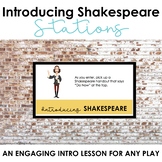 Shakespeare Introduction, Shakespeare Stations, Pre-Reading