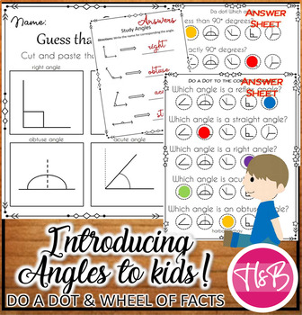 Preview of Introducing Angles to Kids Do a Dot Printable
