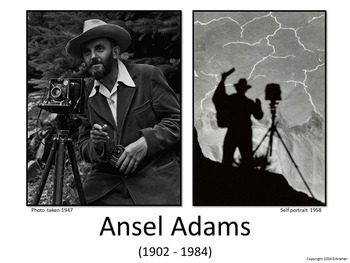 Preview of Introducing Ansel Adams - Art History, Teaching Script, Activity, & Giveaway