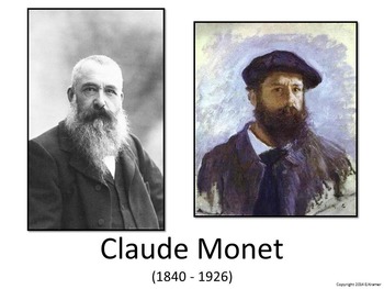 Preview of Introducing Monet - Art History, Teaching Script, Activity, & Giveaway Sheet