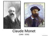 Introducing Monet - Art History, Teaching Script, Activity