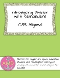 Division with Remainders Introduction- Strategy & Steps for 3rd and 4th Math