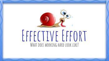 Preview of Introducing Effective Effort with student Goal-Making activity (Slideshow)