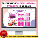 Introducing Gender Inclusive Pronouns in Spanish | Pear Deck