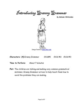 Preview of Introducing Granny Grammar - Small Group Reader's Theater