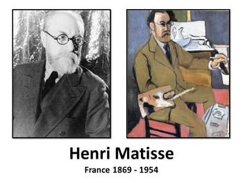 Preview of Introducing Matisse - Art History, Teaching Script, Activity, & Giveaway Sheet